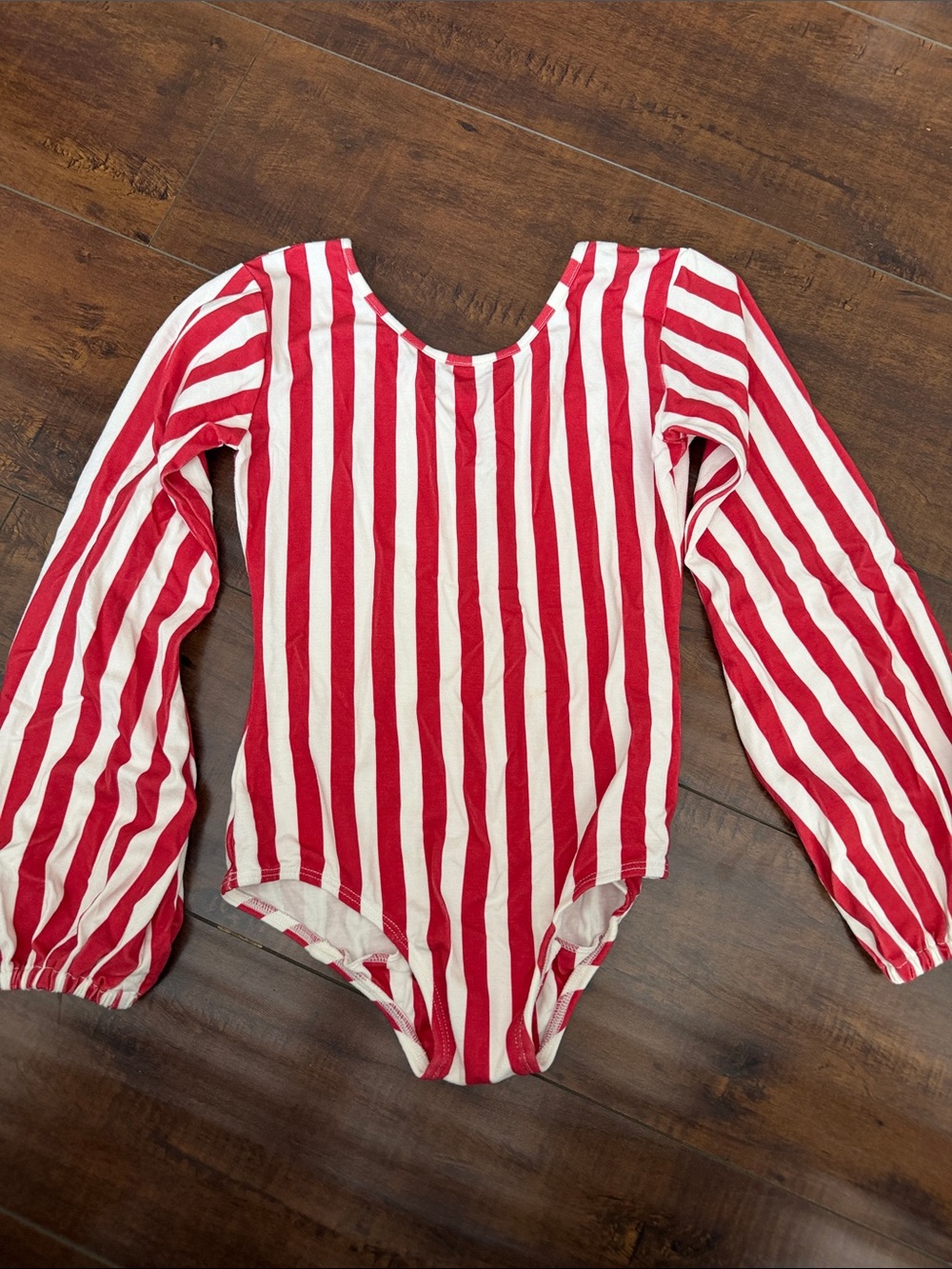 Well Dressed Wolf Red and White Striped Kids One Piece (Wildling)